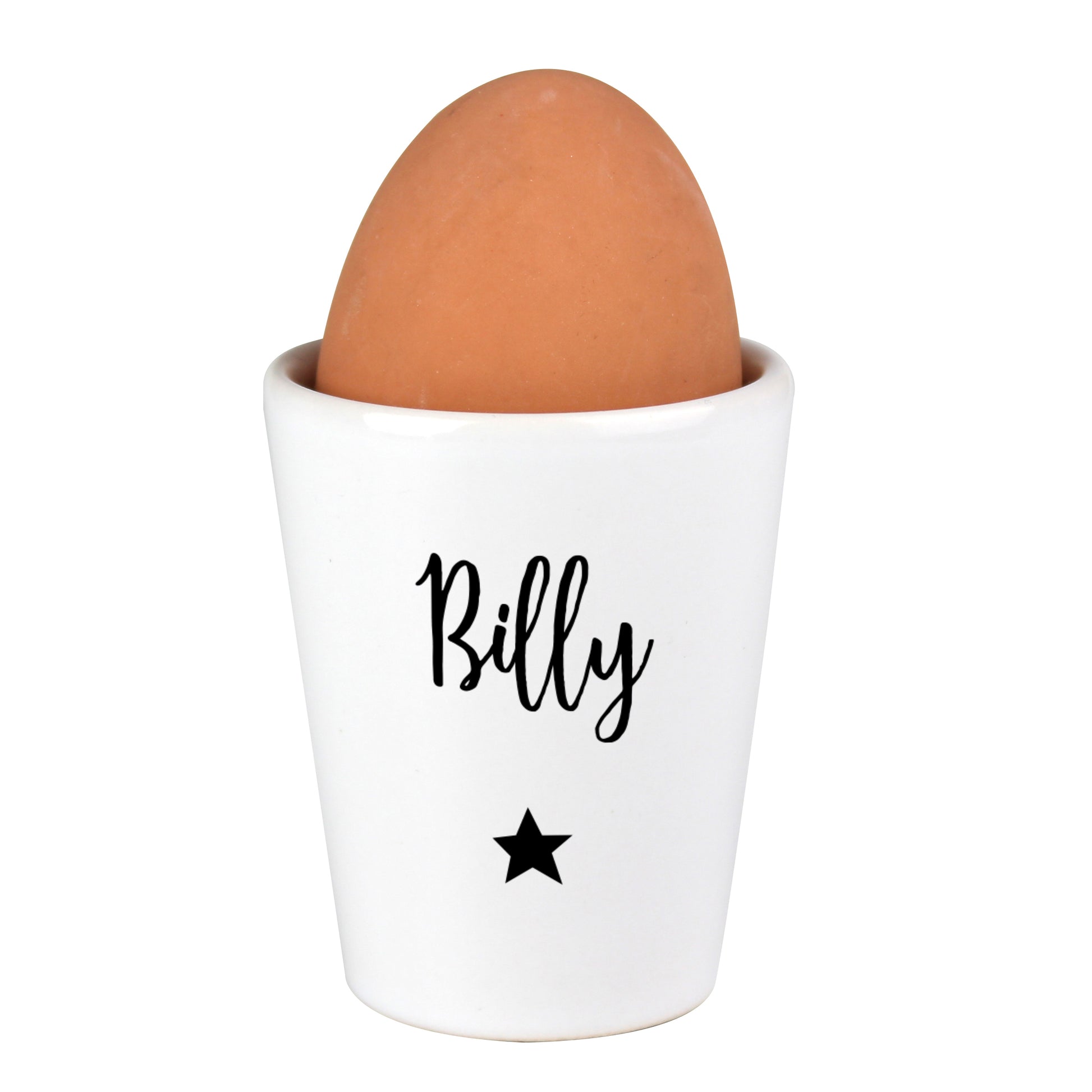 Personalised Star Name Only Egg Cup - MK&JD Gifts