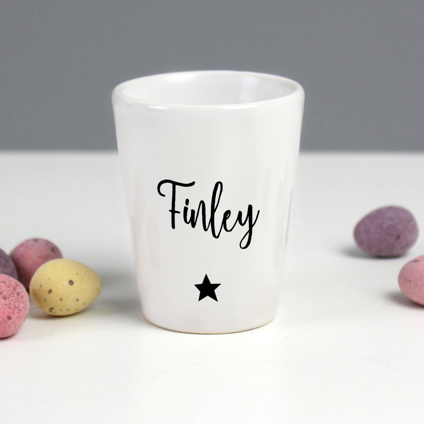 Personalised Star Name Only Egg Cup - MK&JD Gifts