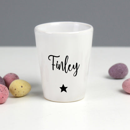 Personalised Star Name Only Egg Cup - MK&JD Gifts