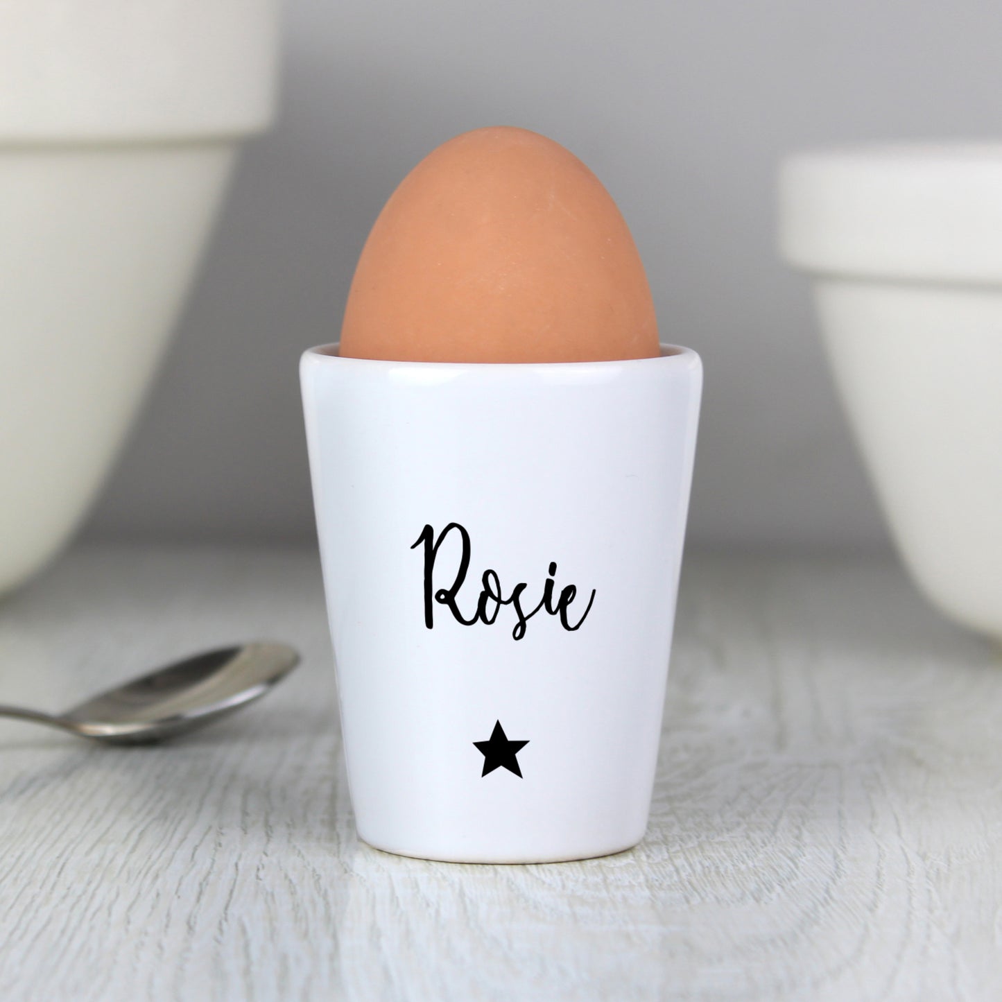 Personalised Star Name Only Egg Cup - MK&JD Gifts