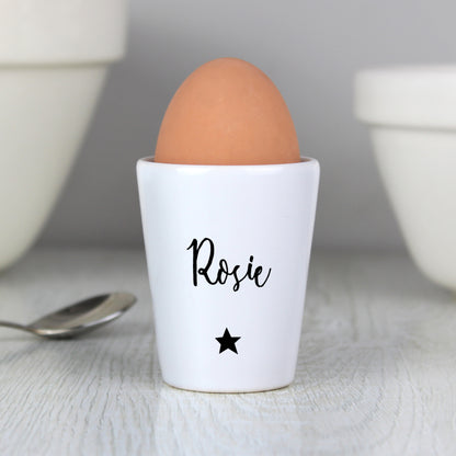 Personalised Star Name Only Egg Cup - MK&JD Gifts