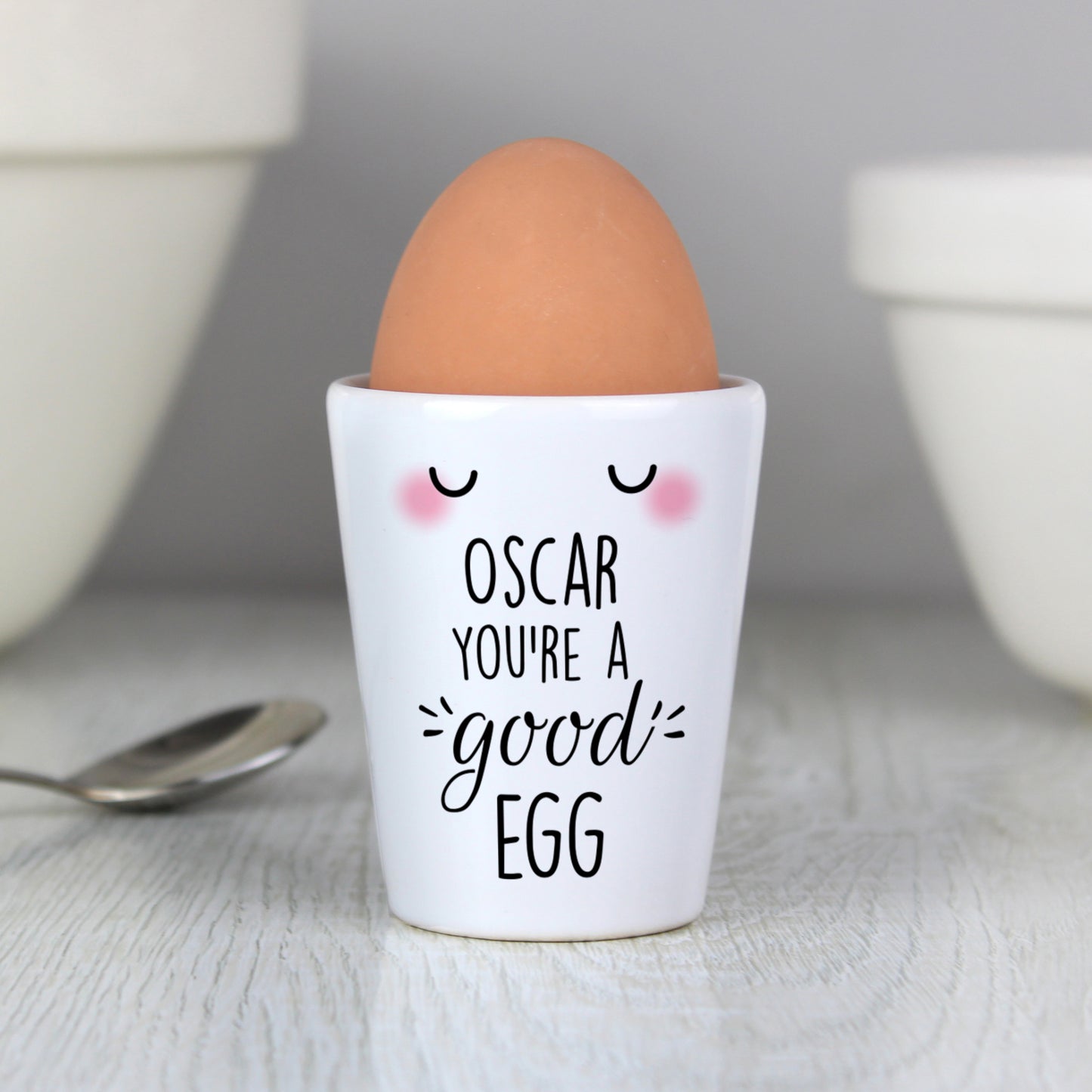 Personalised You're A Good Egg Cup - MK&JD Gifts