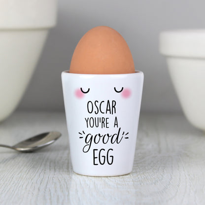 Personalised You're A Good Egg Cup - MK&JD Gifts