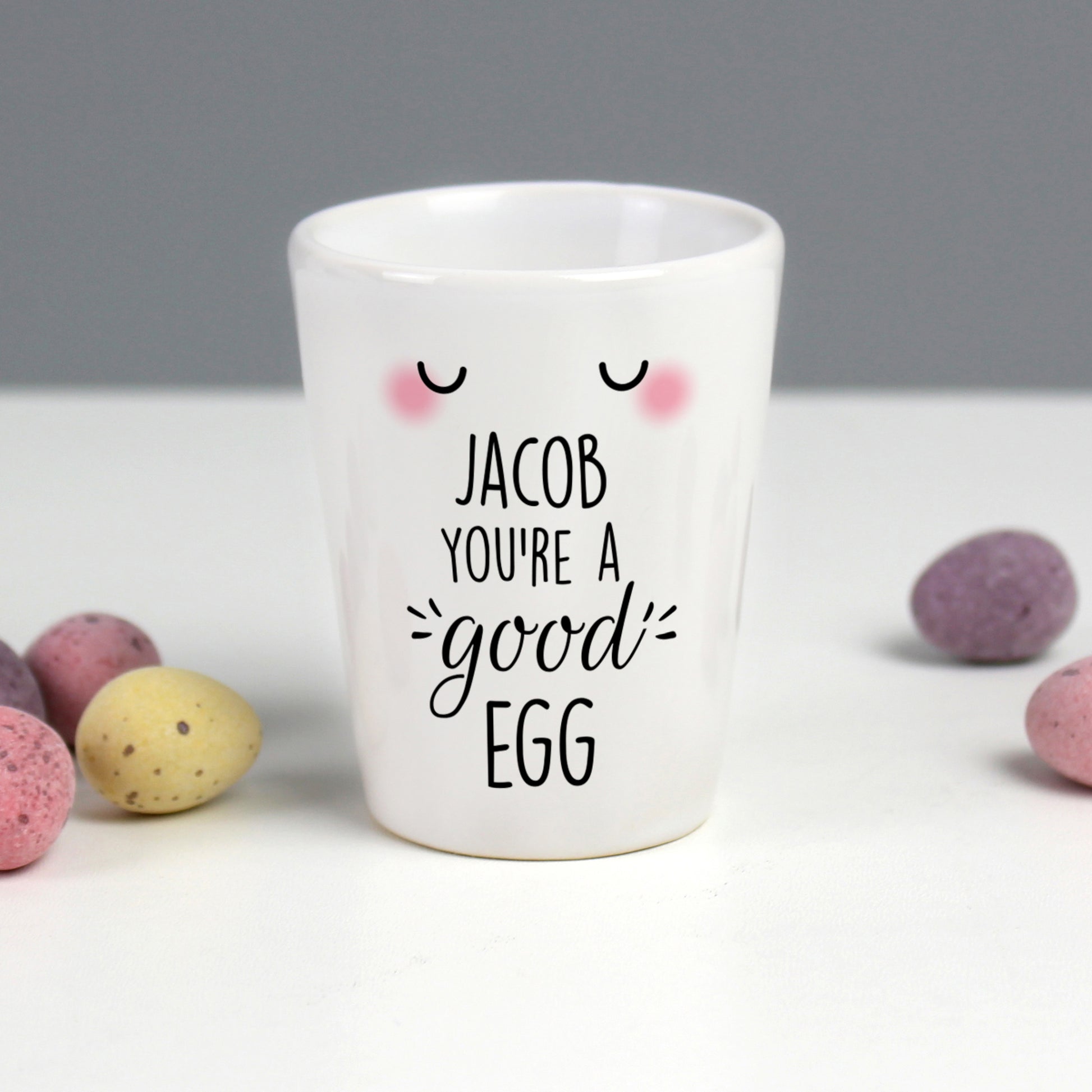 Personalised You're A Good Egg Cup - MK&JD Gifts