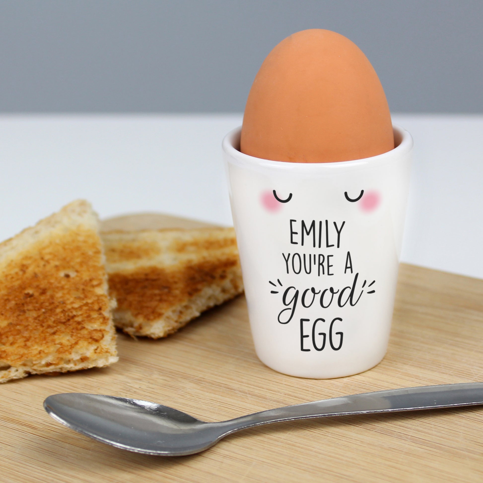 Personalised You're A Good Egg Cup - MK&JD Gifts