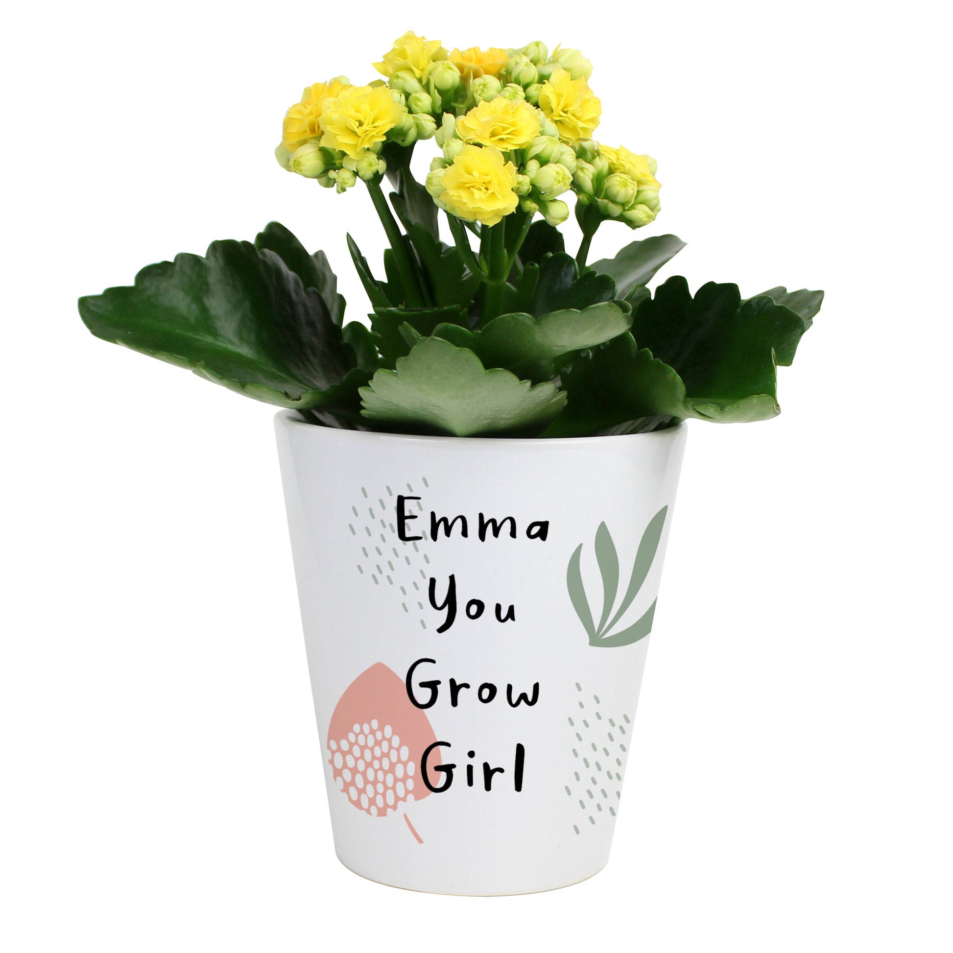 Personalised Abstract Pattern Plant Pot - MK&JD Gifts