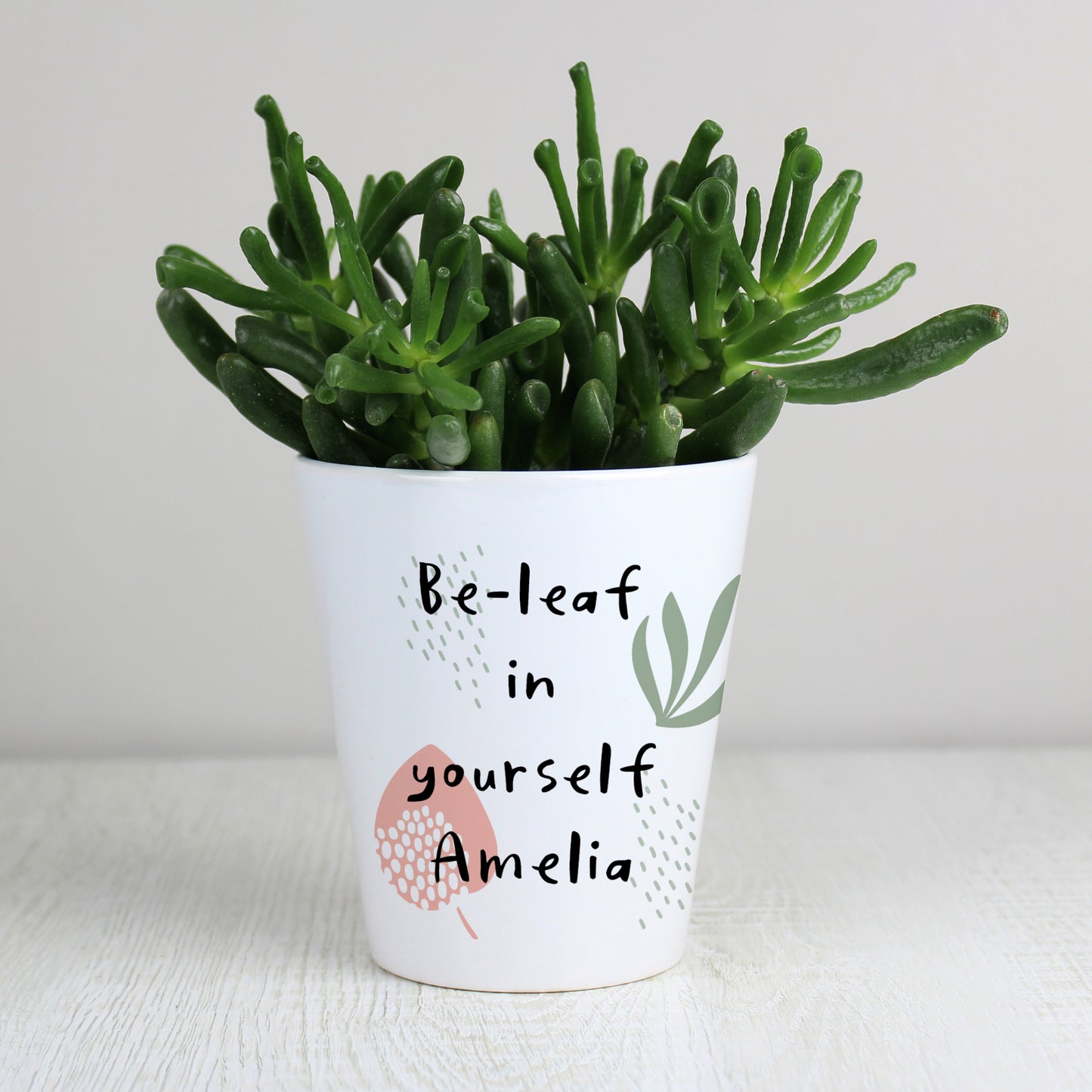 Personalised Abstract Pattern Plant Pot - MK&JD Gifts