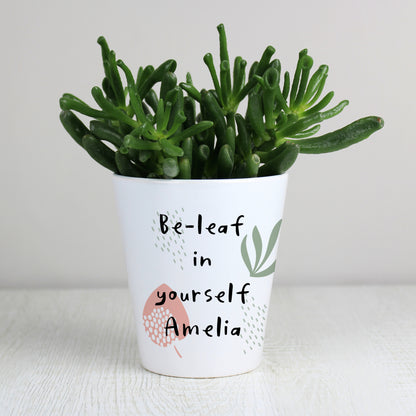 Personalised Abstract Pattern Plant Pot - MK&JD Gifts