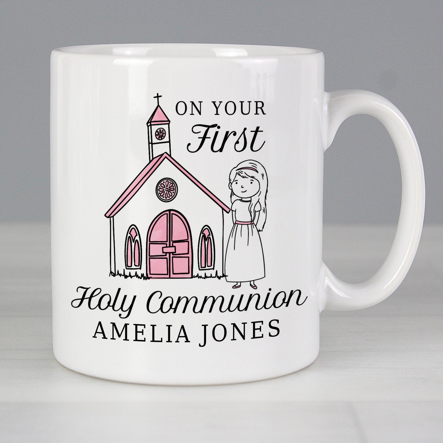 Personalised Girls First Holy Communion Mug - MK&JD Gifts