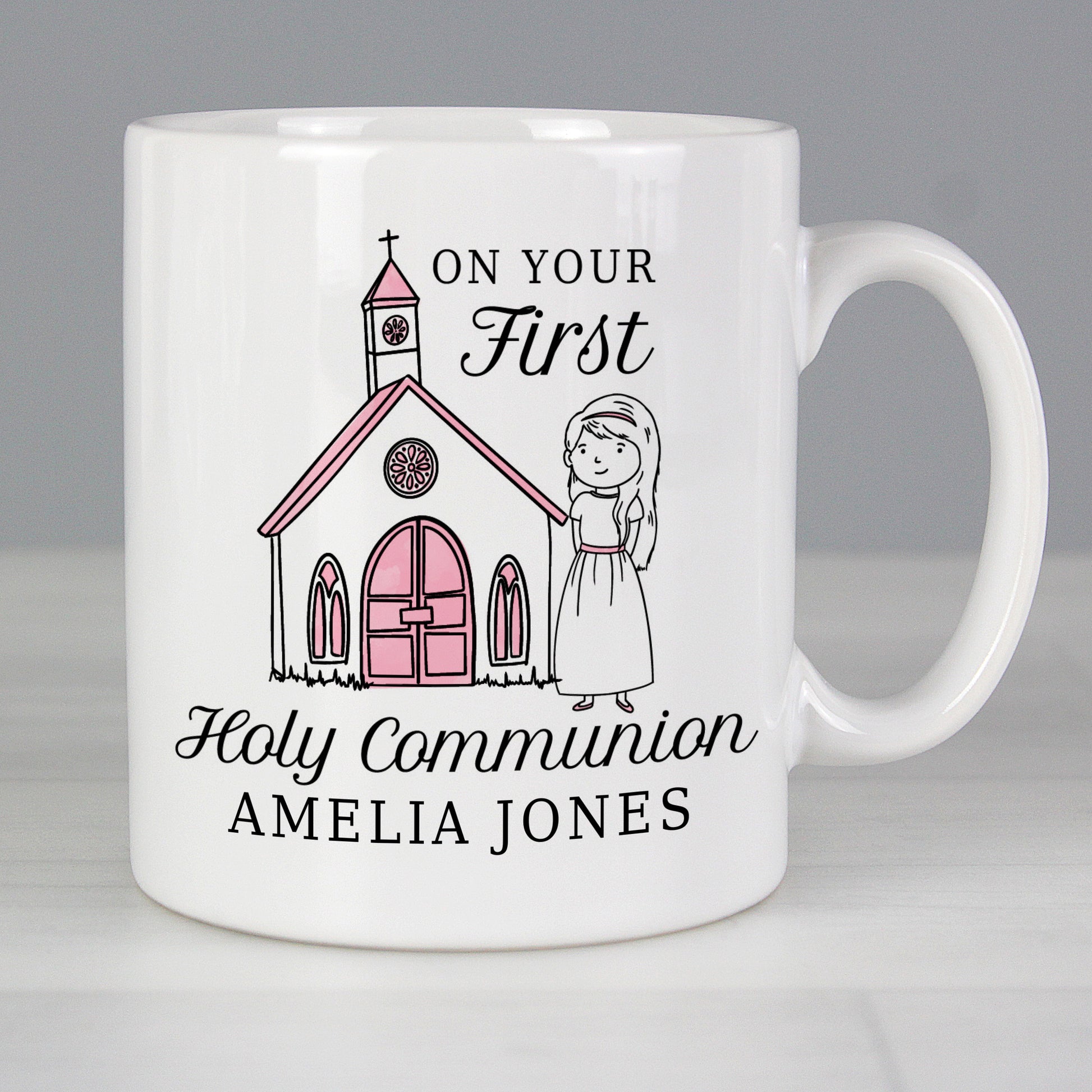 Personalised Girls First Holy Communion Mug - MK&JD Gifts