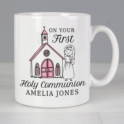 Personalised Girls First Holy Communion Mug - MK&JD Gifts