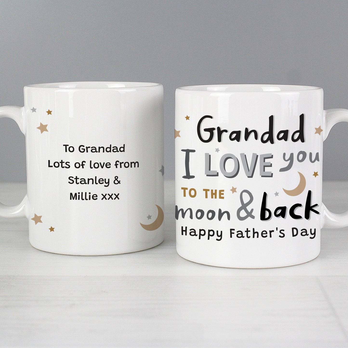 Personalised To the Moon and Back Mug - MK&JD Gifts
