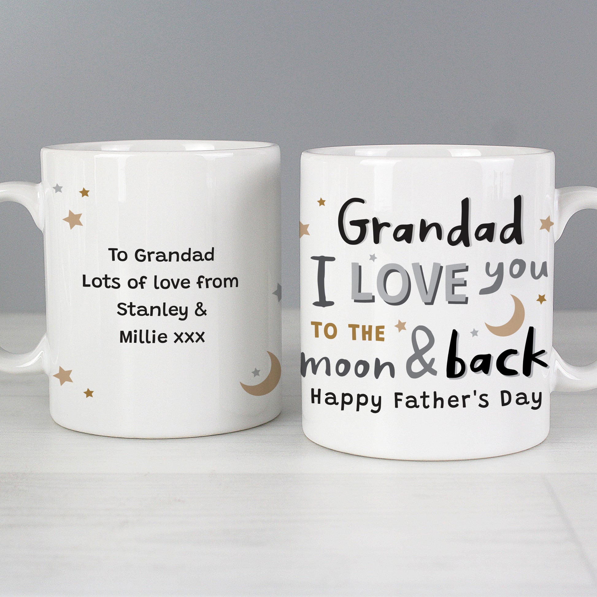 Personalised To the Moon and Back Mug - MK&JD Gifts