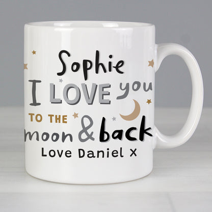 Personalised To the Moon and Back Mug - MK&JD Gifts