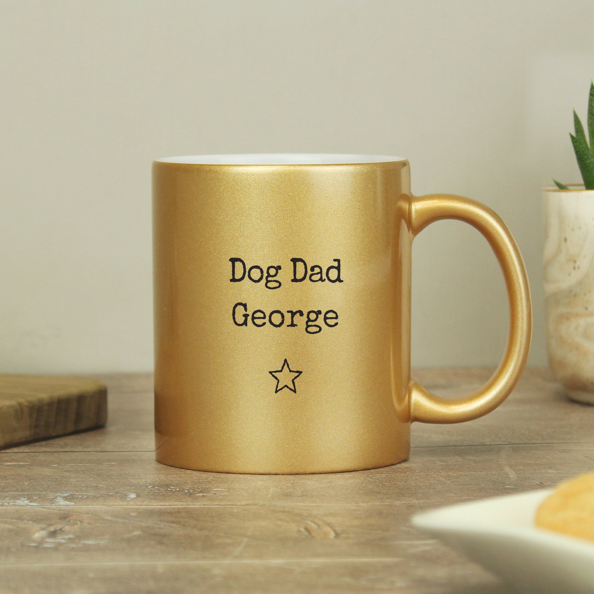 Personalised Free Text Gold Mug - MK&JD Gifts