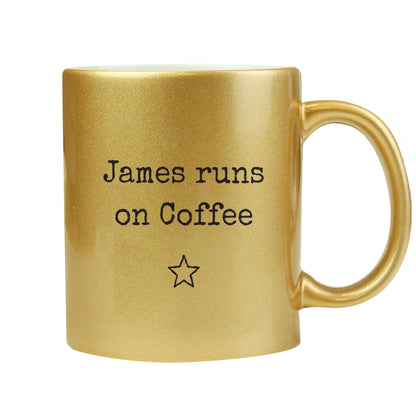 Personalised Free Text Gold Mug - MK&JD Gifts