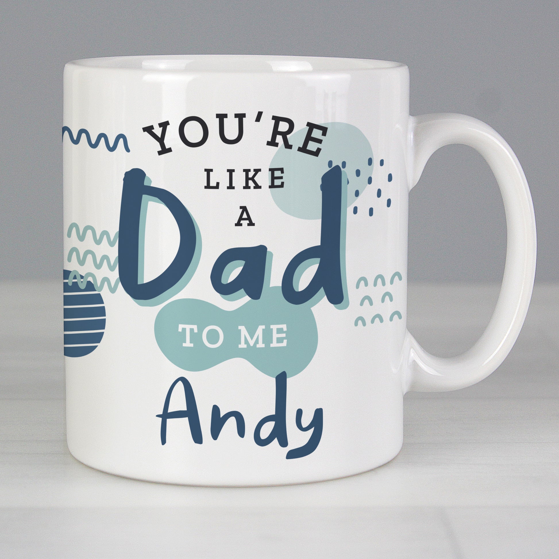 Personalised Like A Dad To Me Mug - MK&JD Gifts
