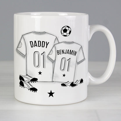 Personalised Football Mini Me Mug - MK&JD Gifts