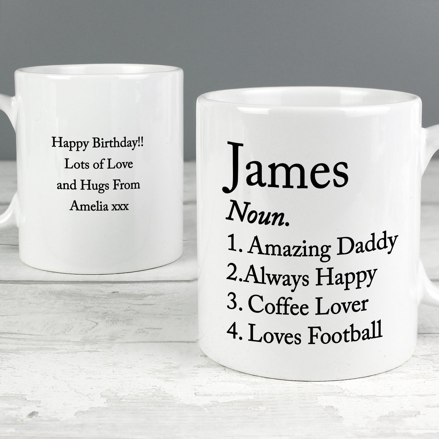 Personalised Dictionary Definition Mug - MK&JD Gifts