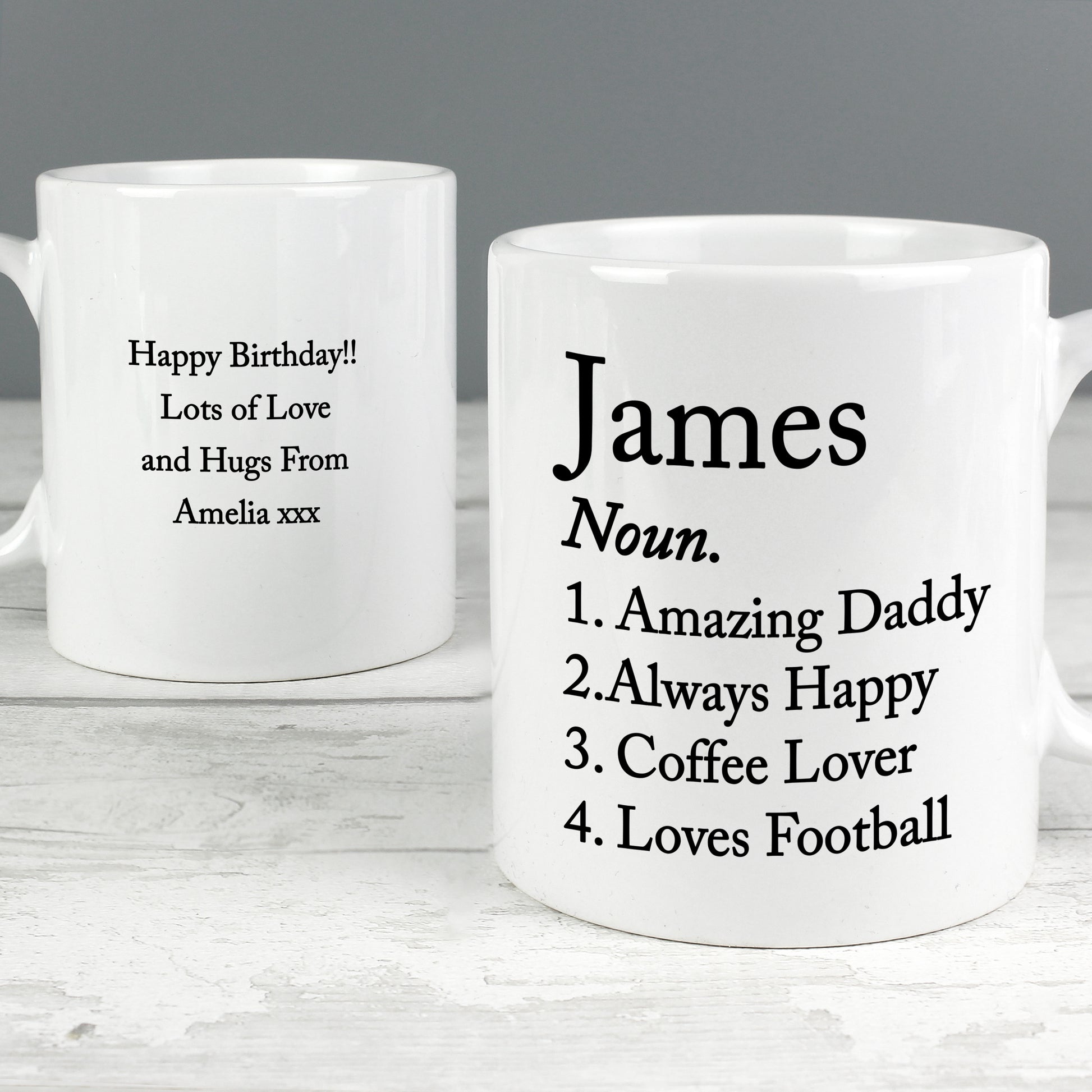 Personalised Dictionary Definition Mug - MK&JD Gifts