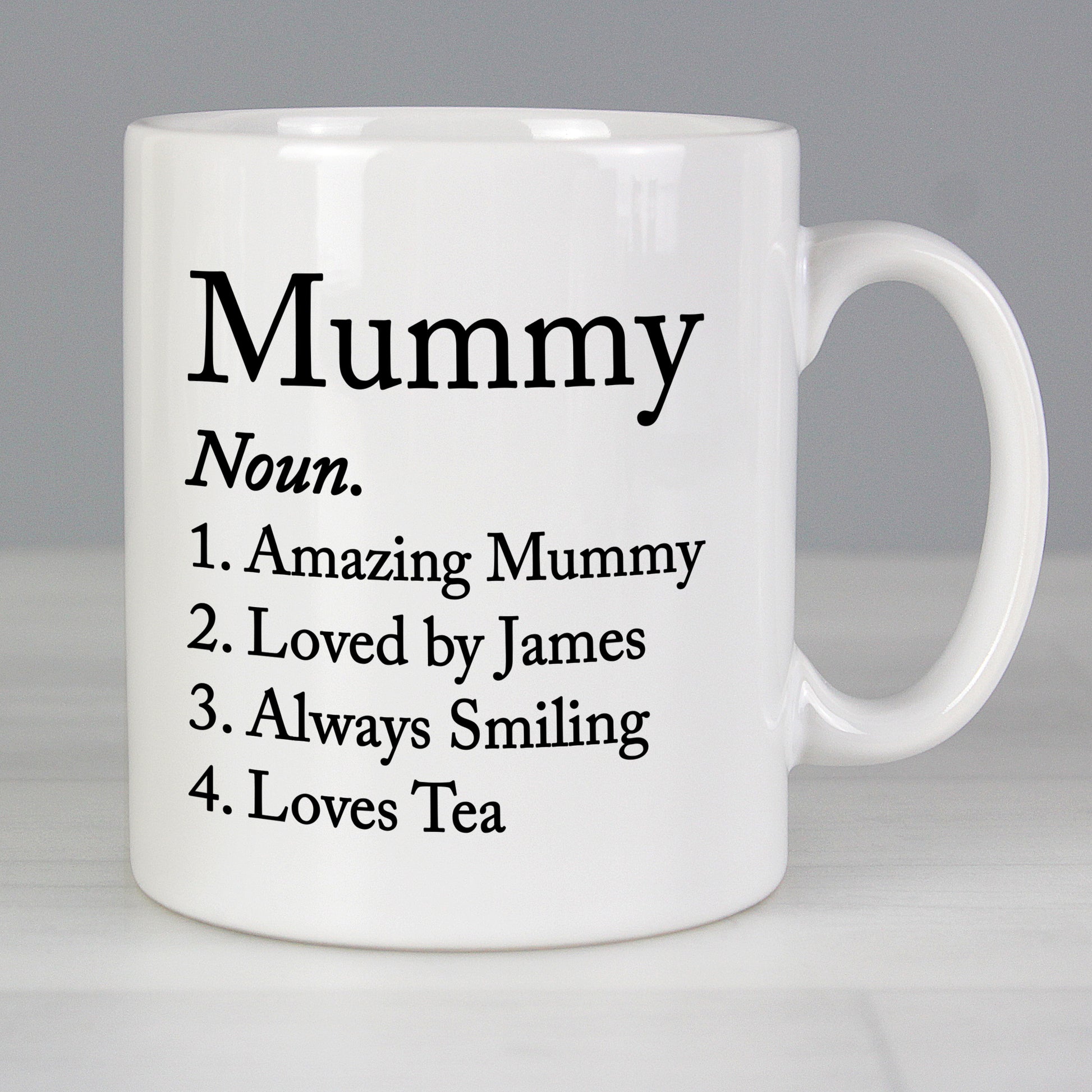 Personalised Dictionary Definition Mug - MK&JD Gifts