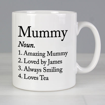 Personalised Dictionary Definition Mug - MK&JD Gifts