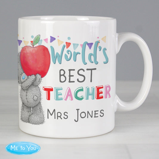 Personalised Me to You World's Best Teacher Mug - MK&JD Gifts