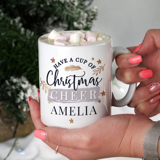 Personalised Cup of Christmas Cheer Mug - MK&JD Gifts