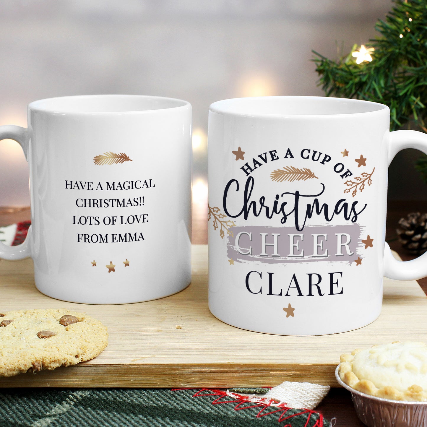 Personalised Cup of Christmas Cheer Mug - MK&JD Gifts