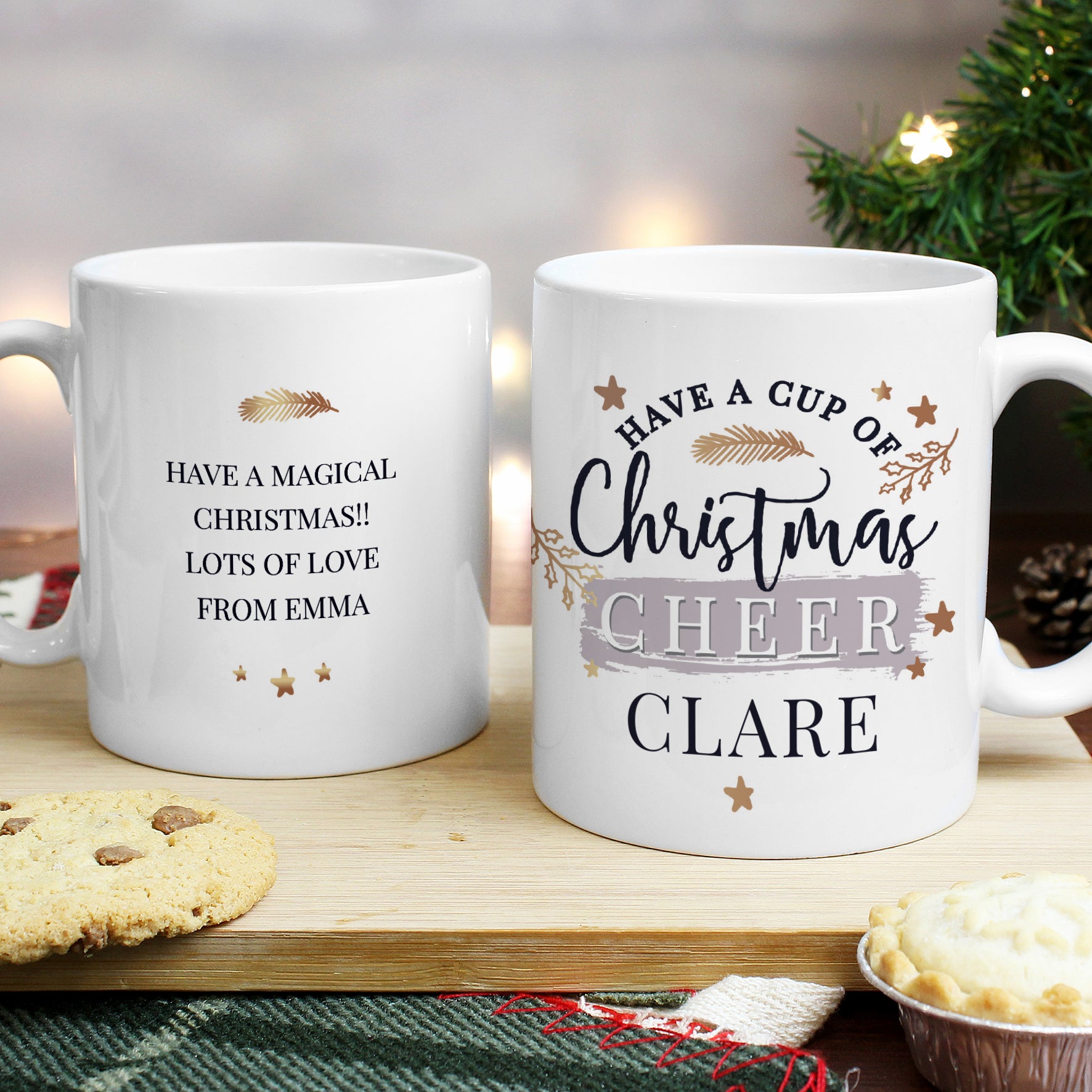 Personalised Cup of Christmas Cheer Mug - MK&JD Gifts