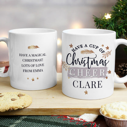 Personalised Cup of Christmas Cheer Mug - MK&JD Gifts
