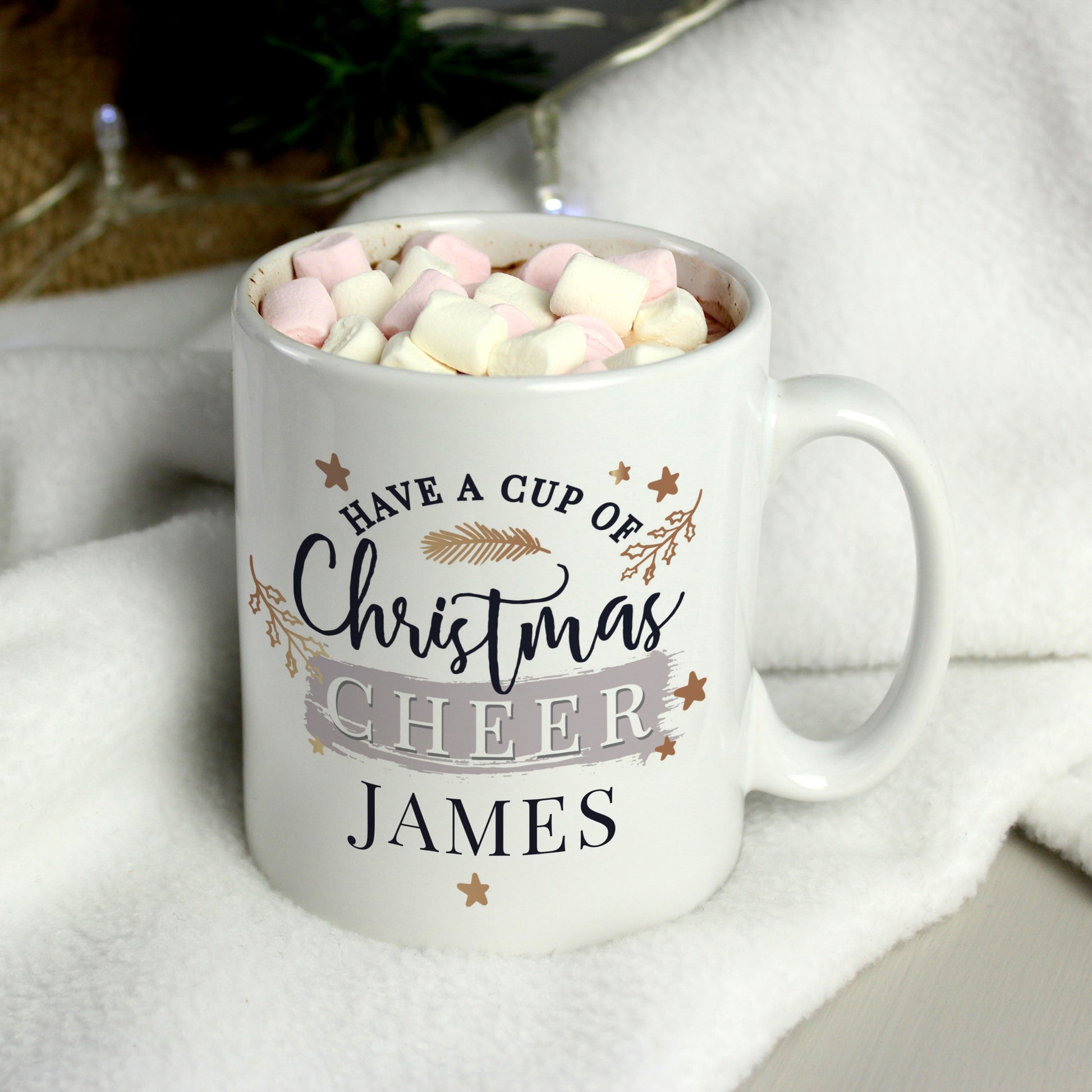 Personalised Cup of Christmas Cheer Mug - MK&JD Gifts