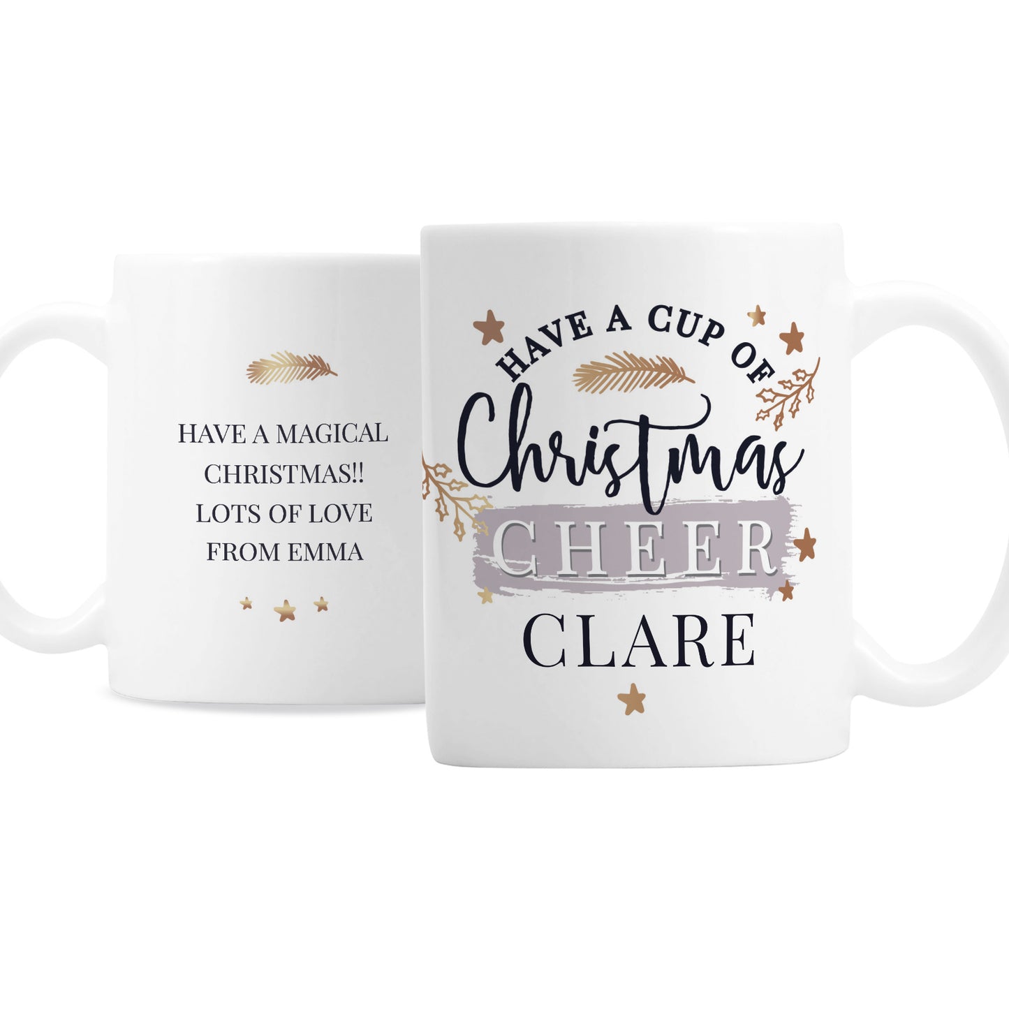 Personalised Cup of Christmas Cheer Mug - MK&JD Gifts