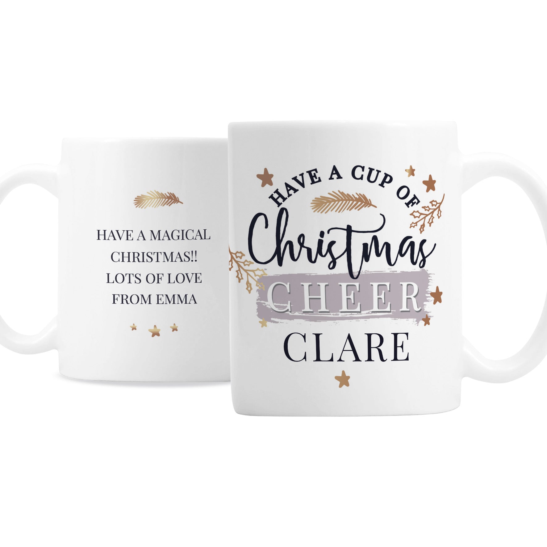 Personalised Cup of Christmas Cheer Mug - MK&JD Gifts