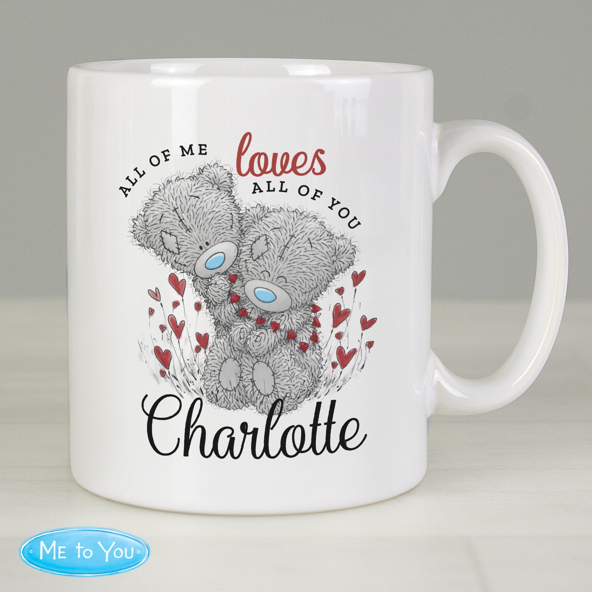 Personalised Me to You Valentine Mug - MK&JD Gifts