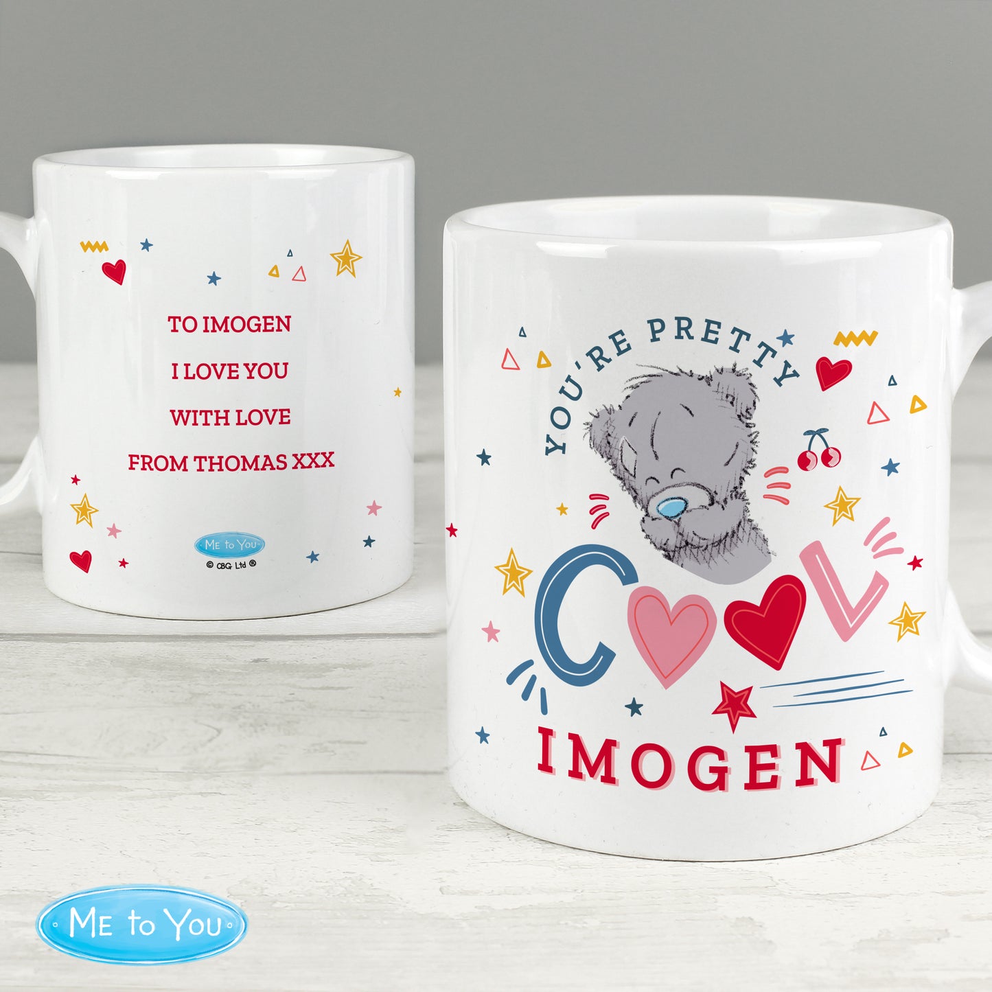 Personalised Me to You Pretty Cool Mug - MK&JD Gifts