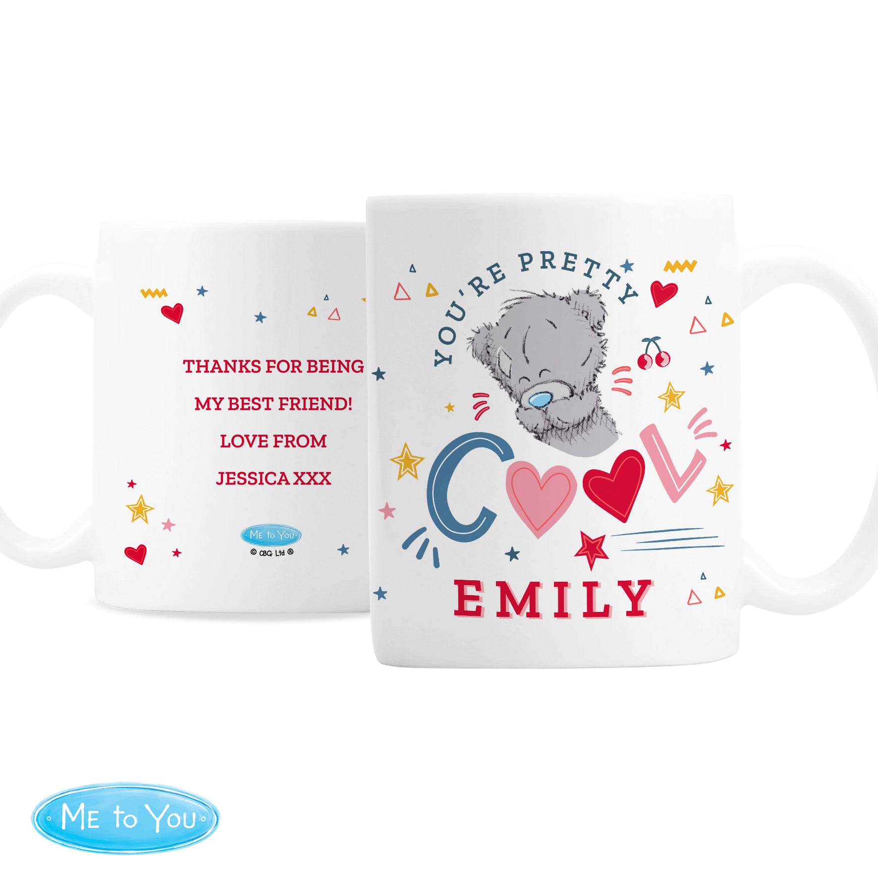 Personalised Me to You Pretty Cool Mug - MK&JD Gifts