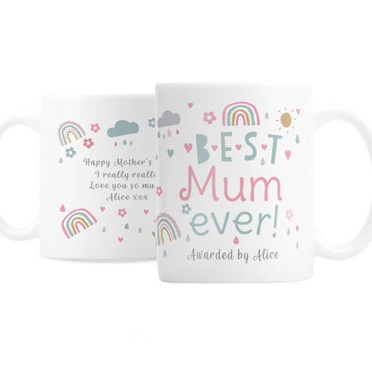 Personalised Best Ever Rainbows & Sunshine Mug - MK&JD Gifts