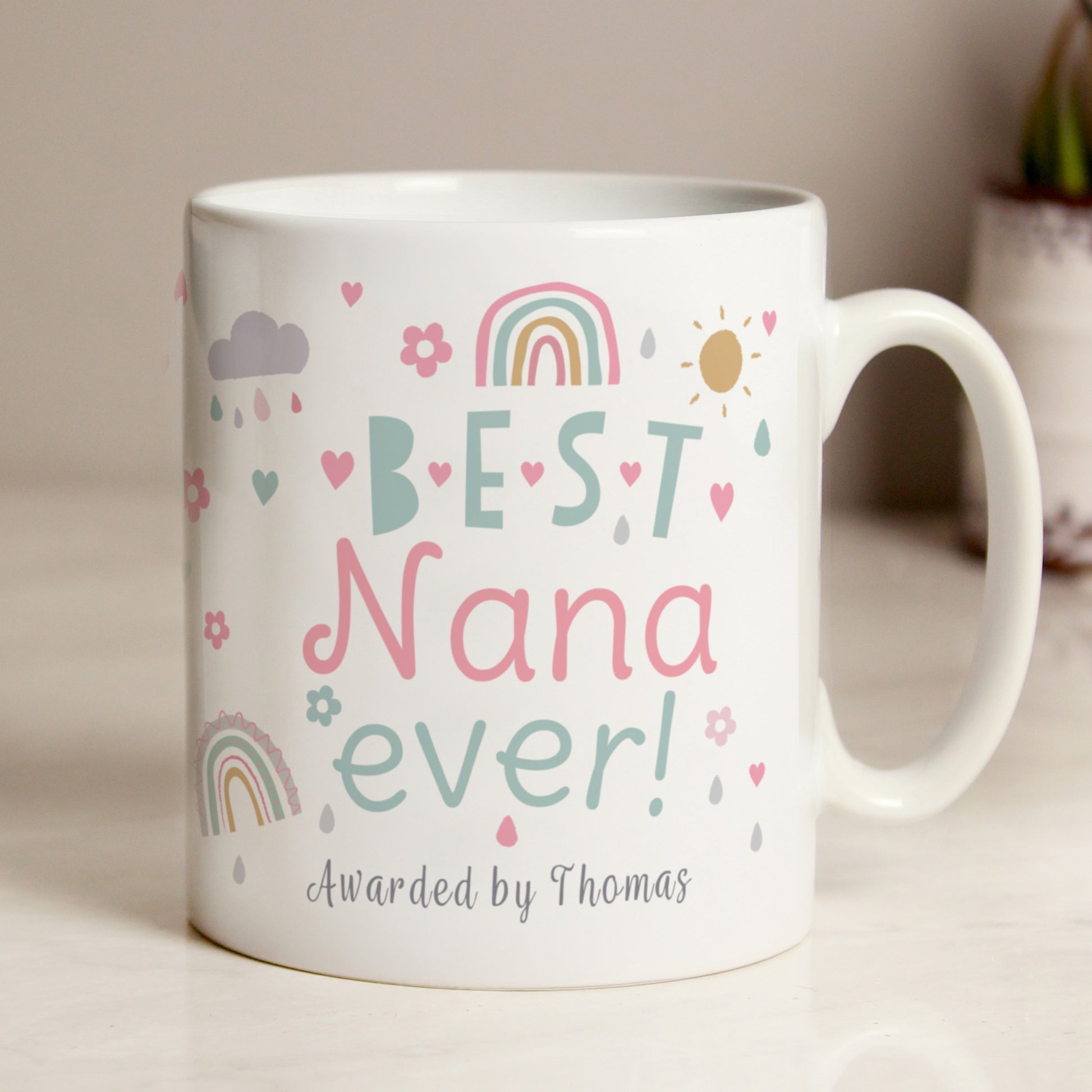 Personalised Best Ever Rainbows & Sunshine Mug - MK&JD Gifts