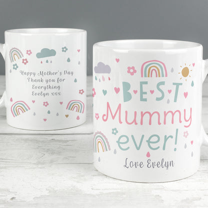 Personalised Best Ever Rainbows & Sunshine Mug - MK&JD Gifts
