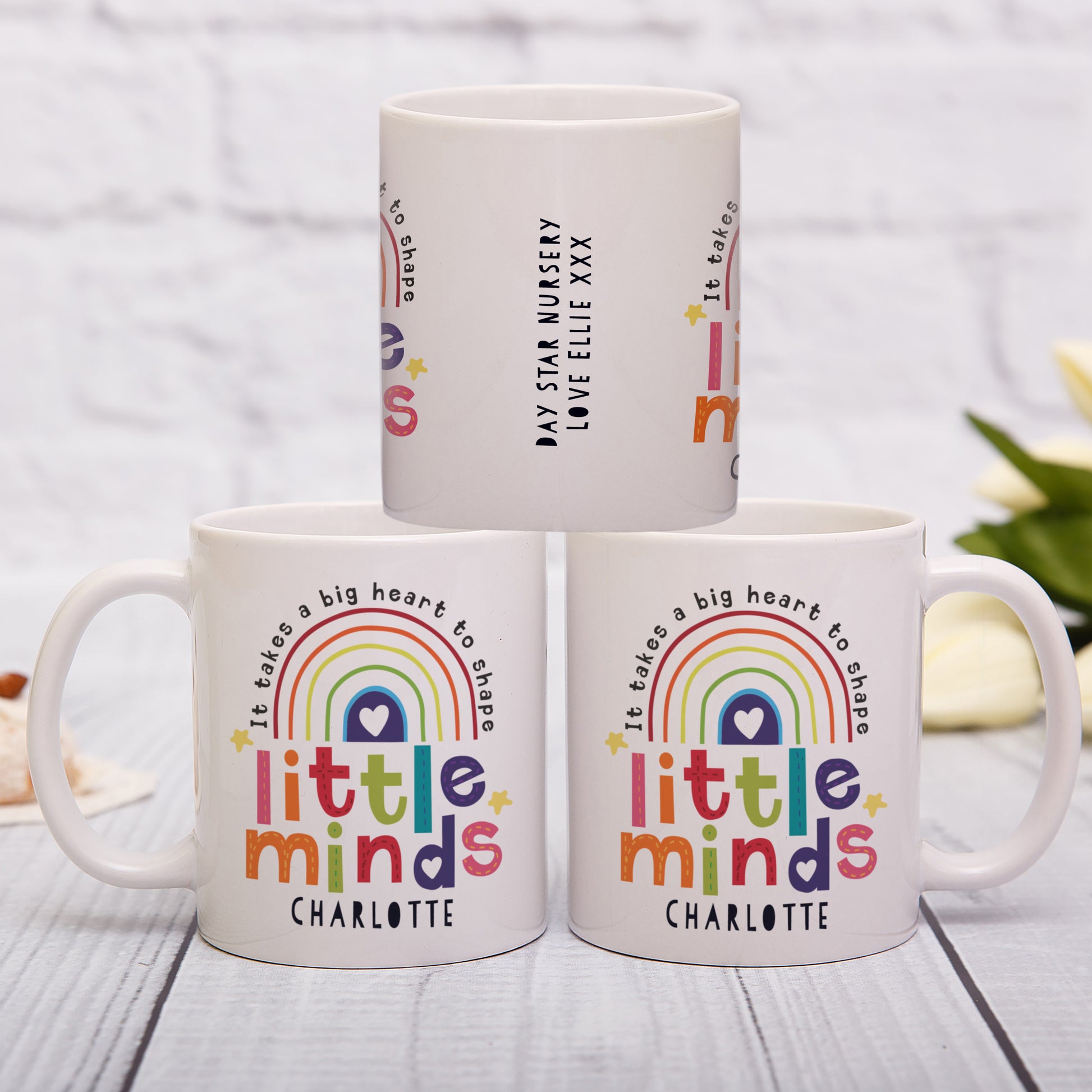 Personalised Shape Little Minds Mug - MK&JD Gifts