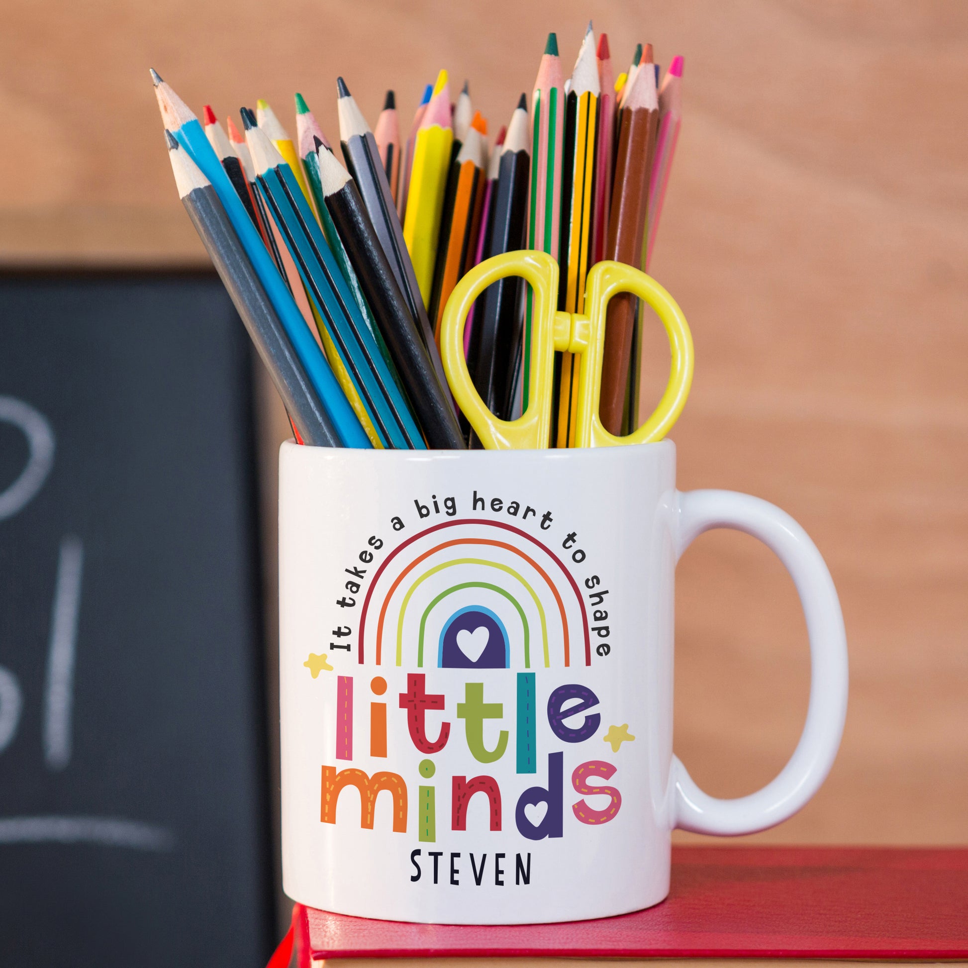 Personalised Shape Little Minds Mug - MK&JD Gifts