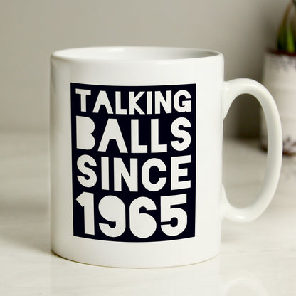 Personalised Talking Balls Since Mug - MK&JD Gifts