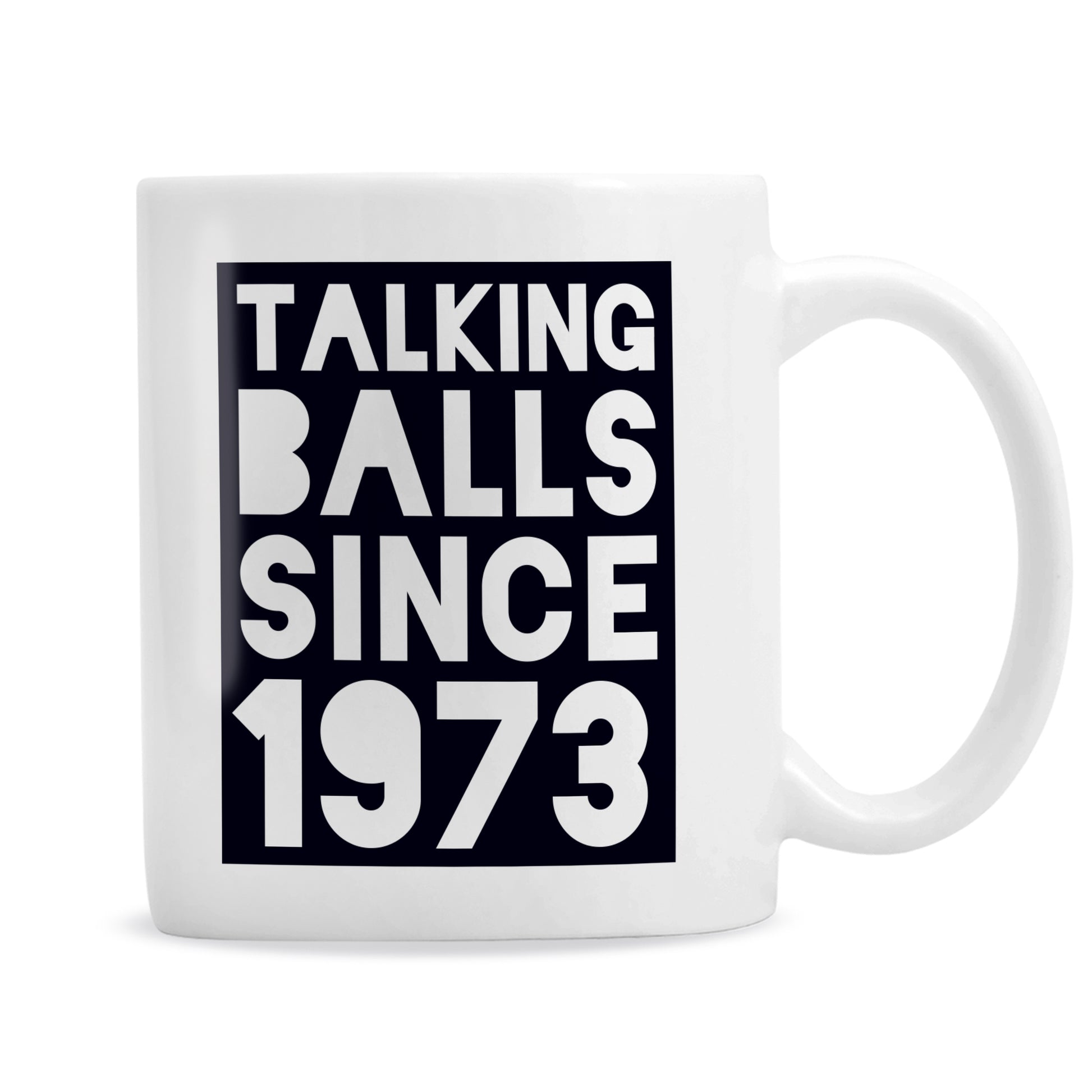 Personalised Talking Balls Since Mug - MK&JD Gifts