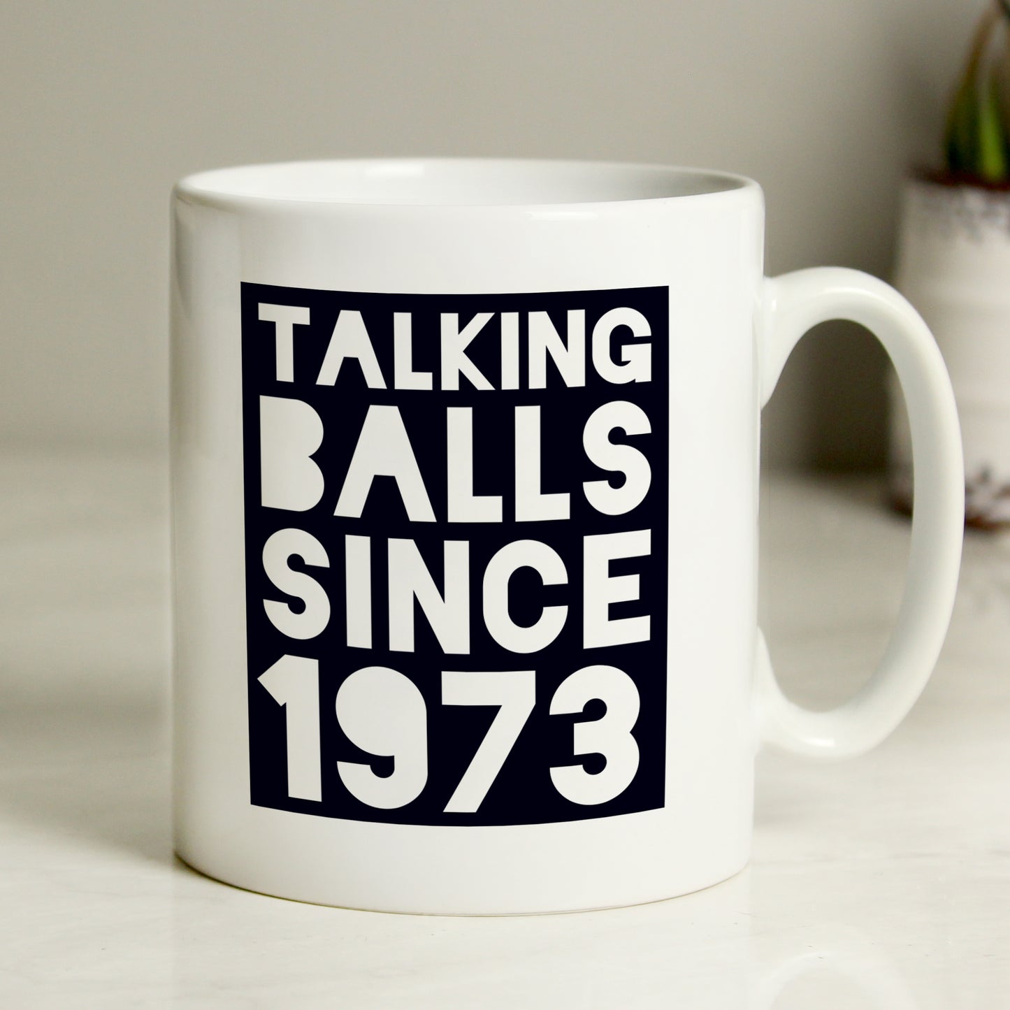 Personalised Talking Balls Since Mug - MK&JD Gifts