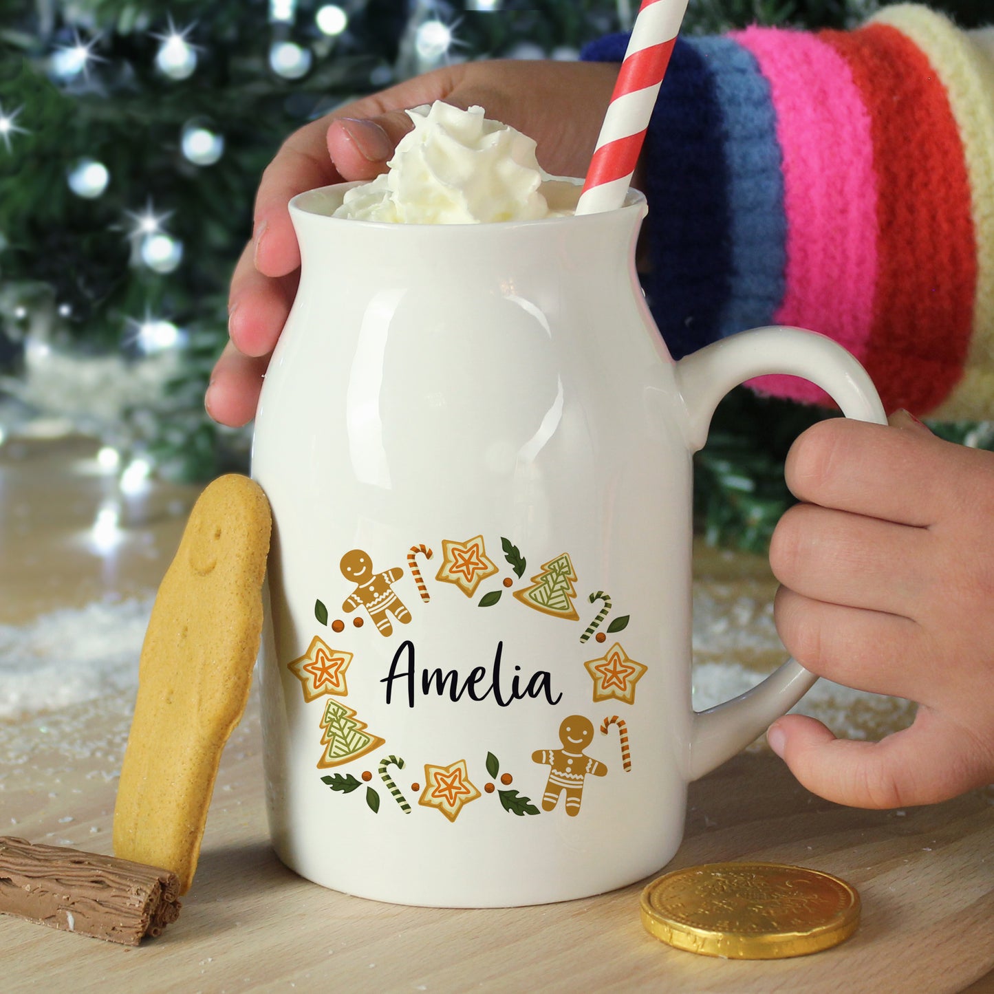 Personalised Christmas Milk Jug - MK&JD Gifts