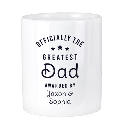Personalised Officially The Greatest Ceramic Storage Pot - MK&JD Gifts