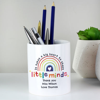 Personalised Shape Little Minds Ceramic Storage Pot - MK&JD Gifts
