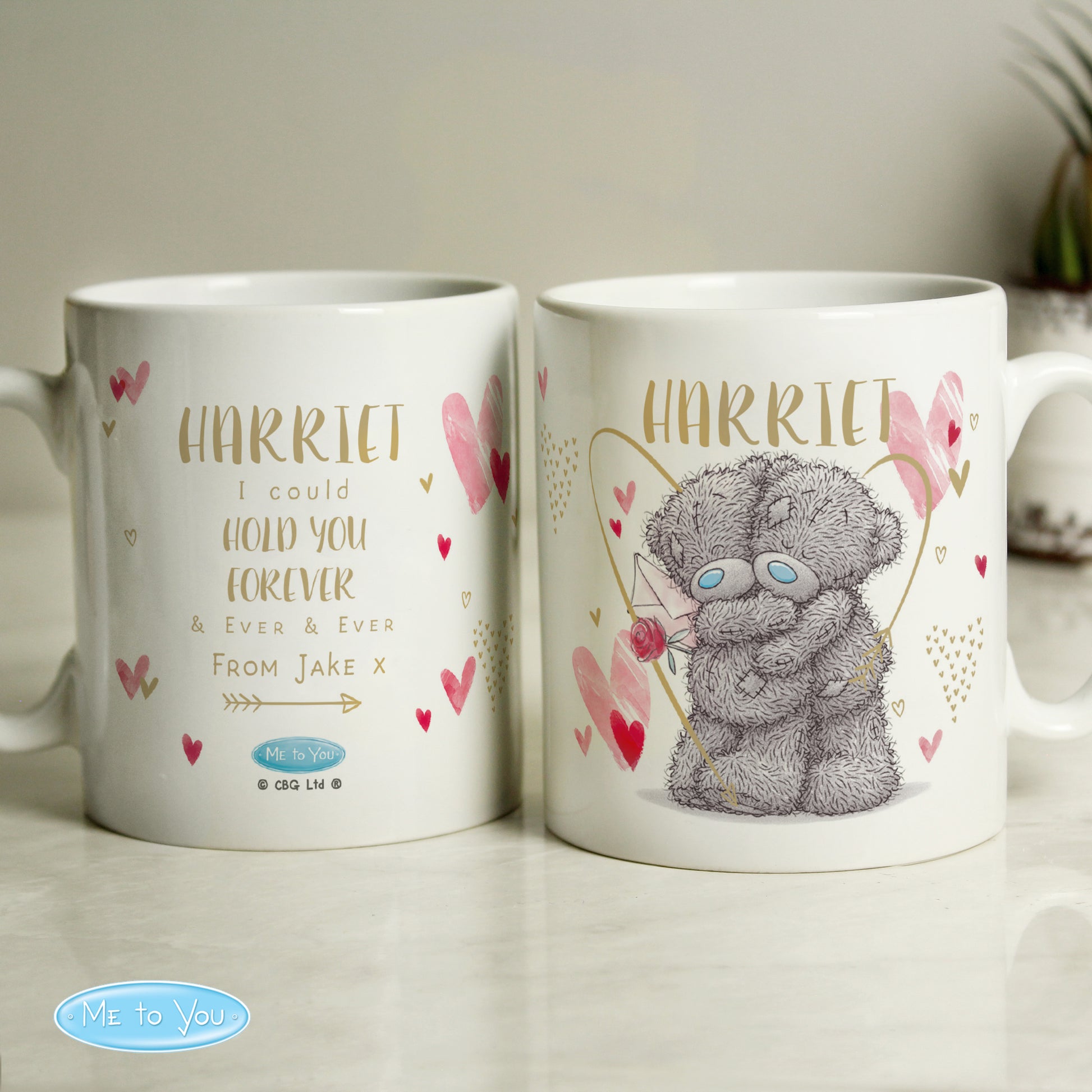 Personalised Me To You Hold You Forever Mug - MK&JD Gifts