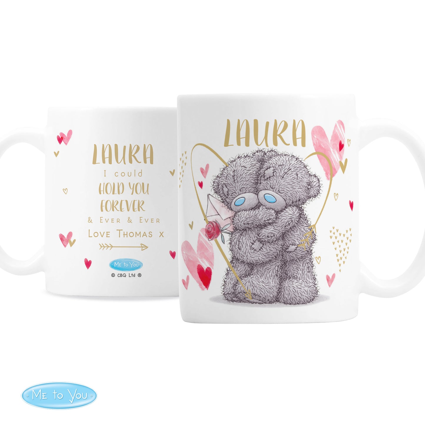 Personalised Me To You Hold You Forever Mug - MK&JD Gifts